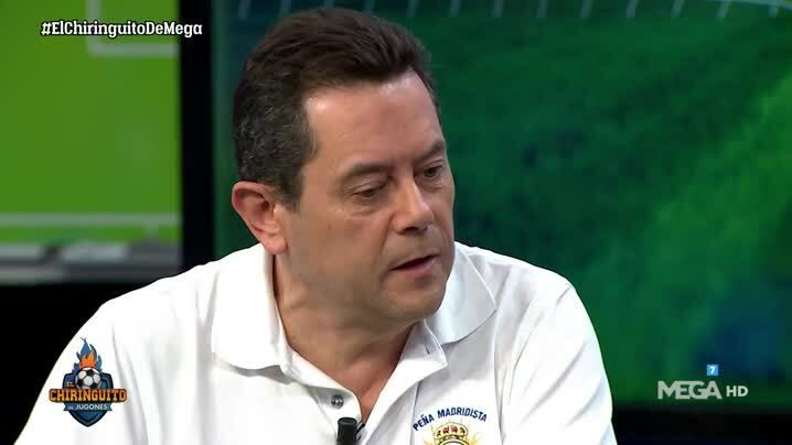Tomás Roncero, en El Chiringuito. Foto: Twitter (@elchiringuitotv)