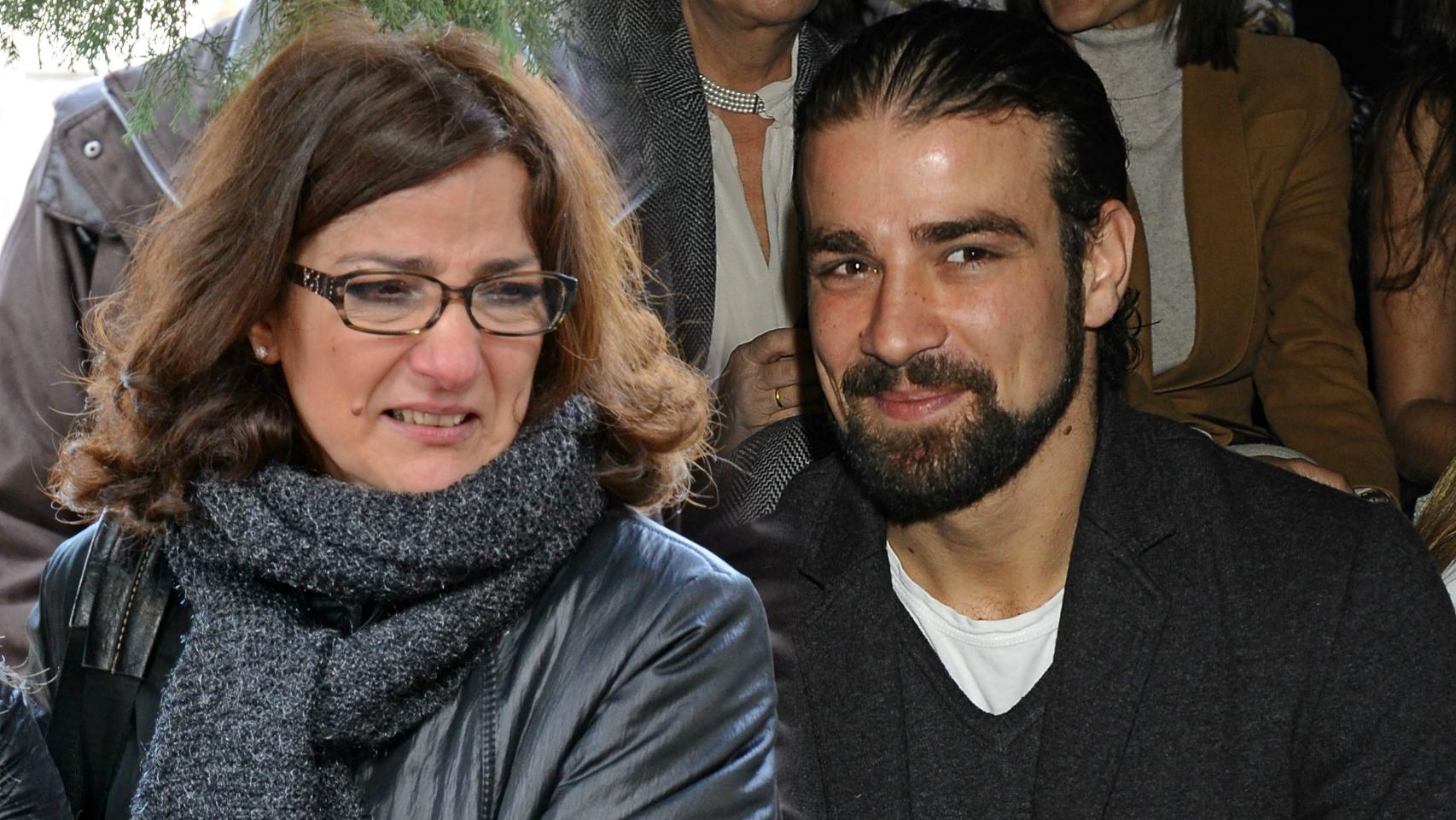 Santina D'Alessandro y su hijo Mario Biondo, en un montaje de JALEOS.