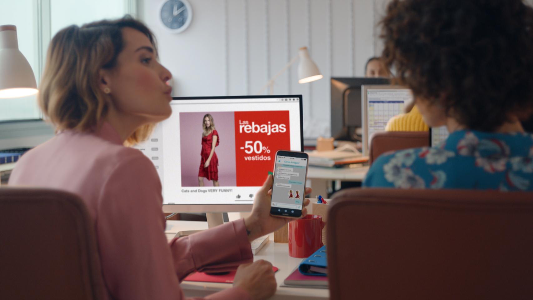 Publicidad en internet de El Corte Inglés, en una imagen de archivo.