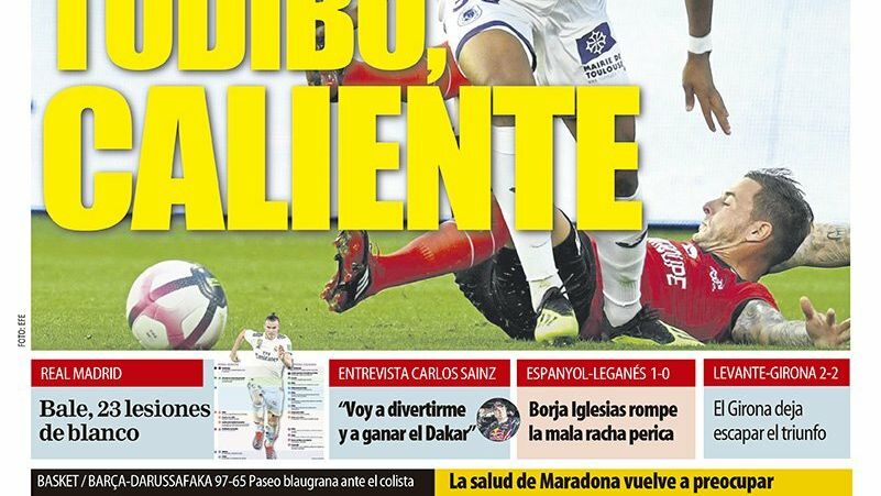 Portada del diario Mundo Deportivo (05/01/2019)