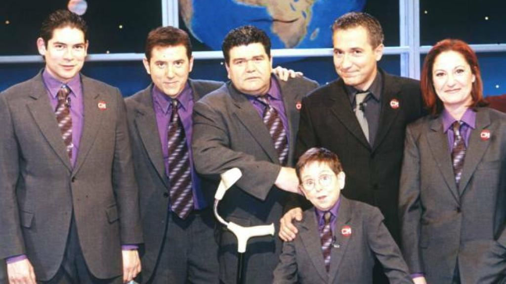 Mariano Mariano junto al resto del equipo de 'Crónicas Marcianas'