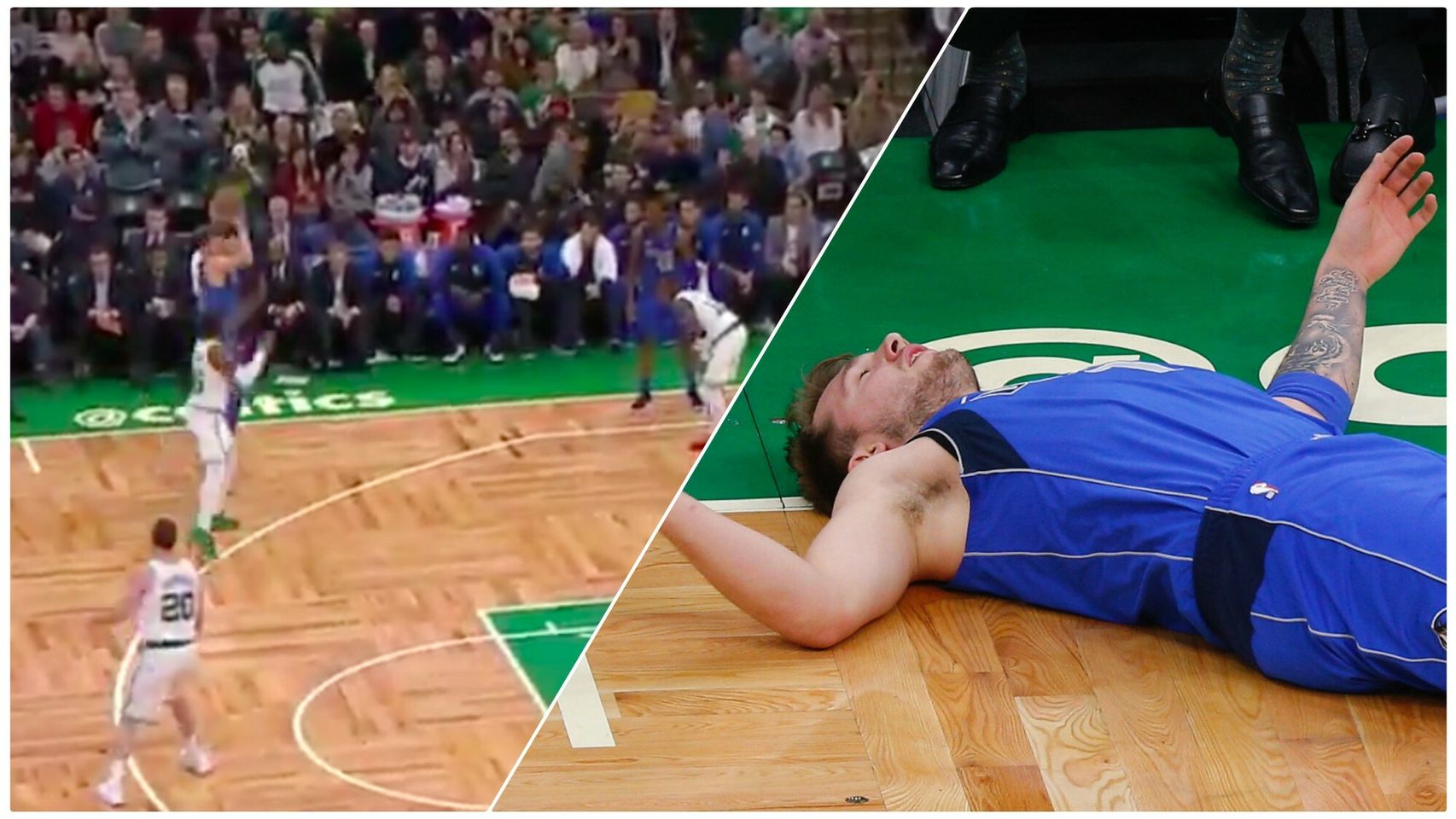 Triple sobre la bocina de Doncic