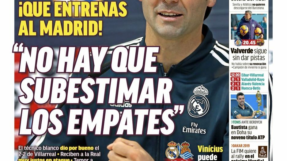 Portada MARCA (06/01/2019)