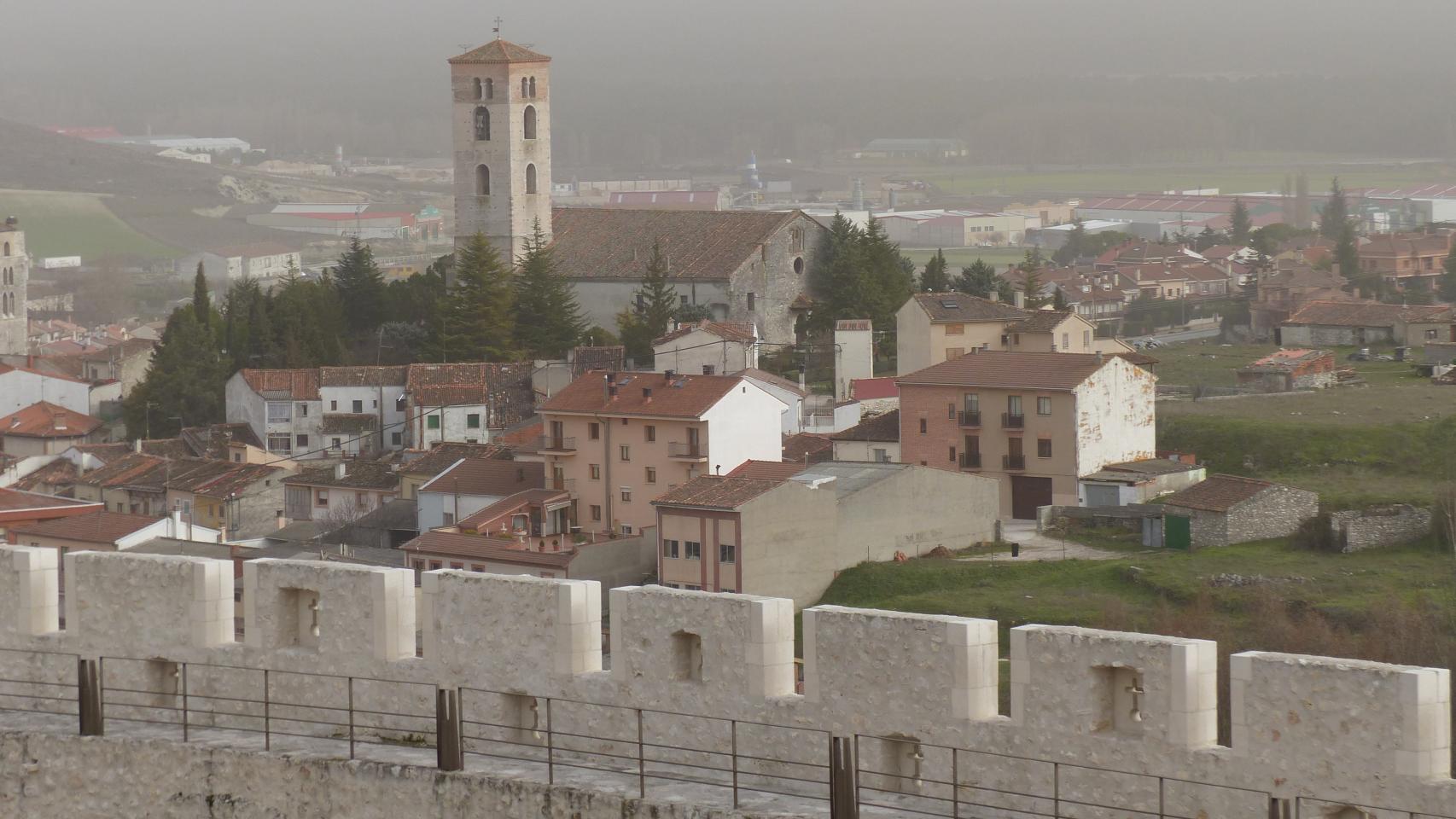 Panorámica de la localidad de Cuéllar
