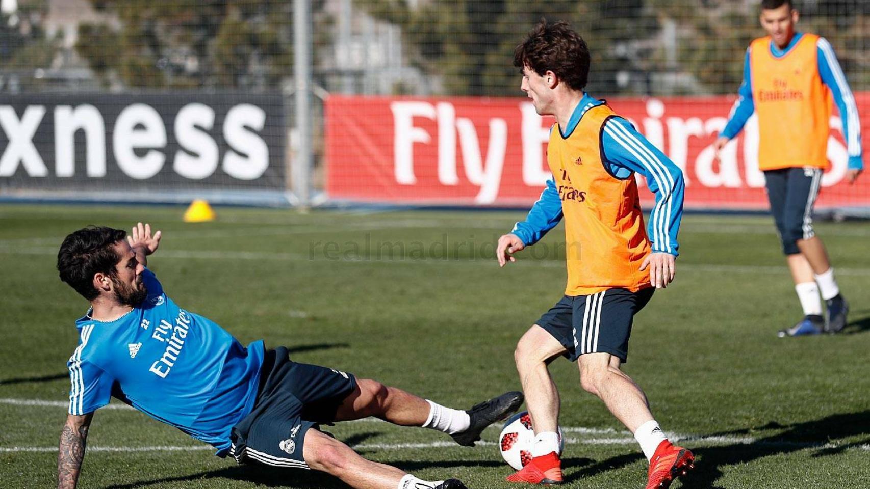 Entrenamiento del Real Madrid