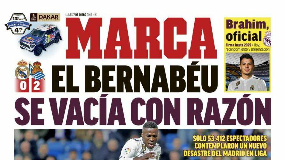 Portada MARCA (07/01/2019)