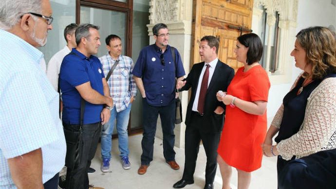 García-Page y Fernández en una imagen de archivo