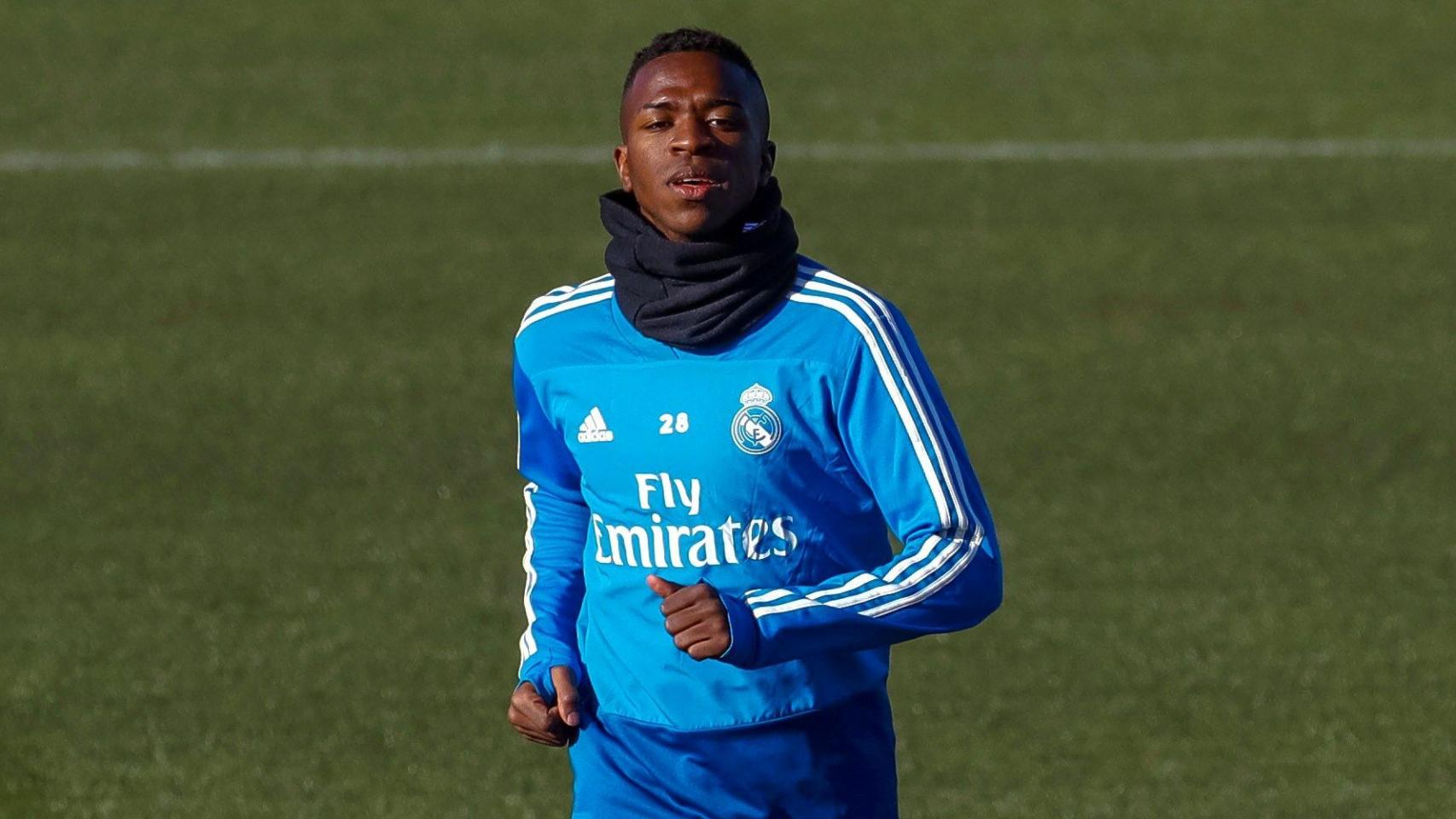 Marcelo y Vinicius en carrera.