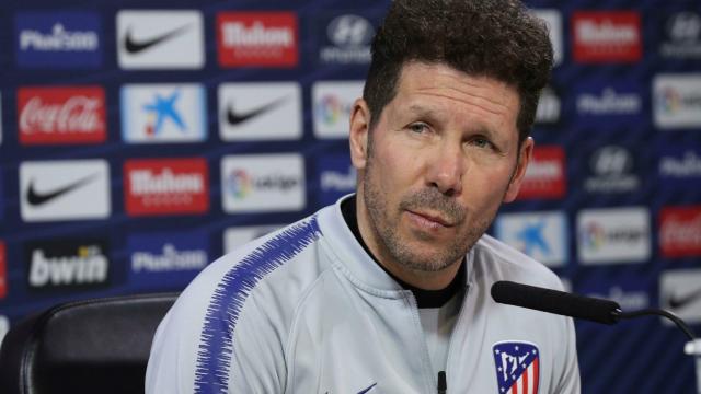 Simeone, en rueda de prensa
