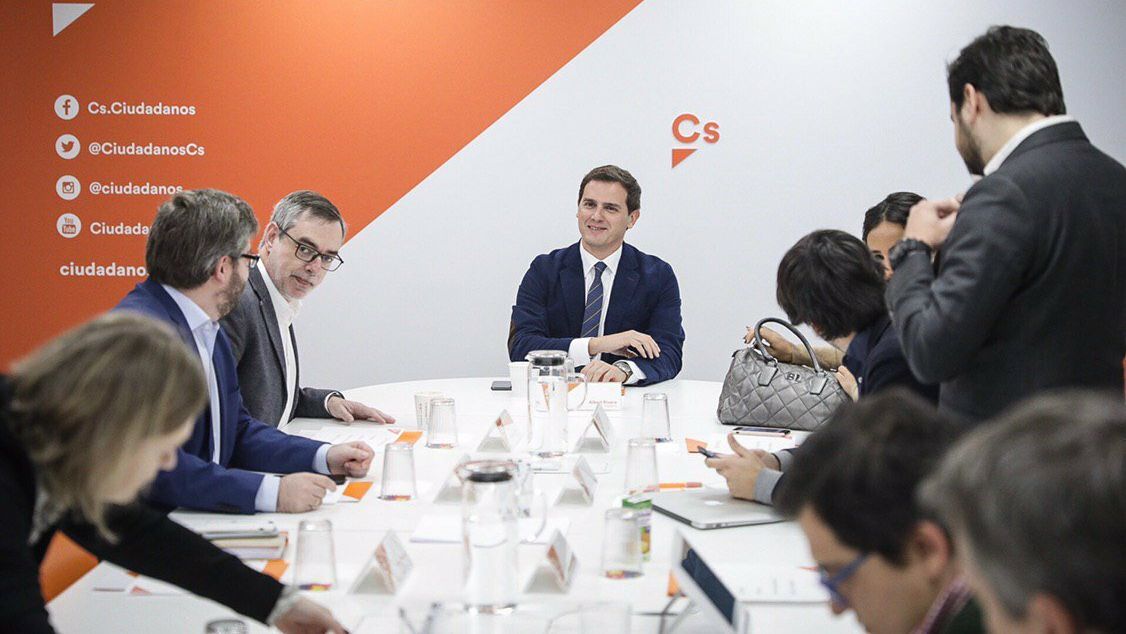 Ejecutiva de Ciudadanos celebrada este martes.