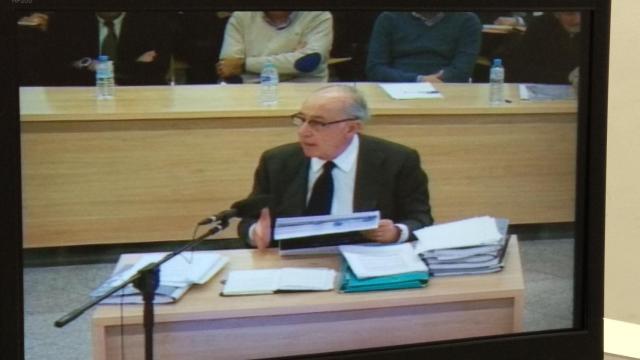 Rodrigo Rato durante el juicio por la salida a bolsa de Bankia.
