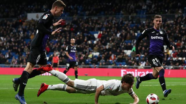 Penalti sobre Álvaro Odriozola