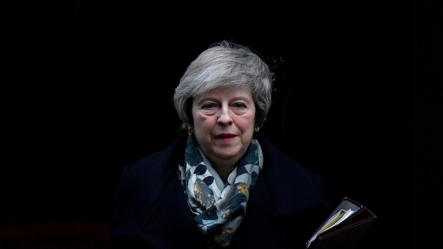 La líder británica Theresa May.
