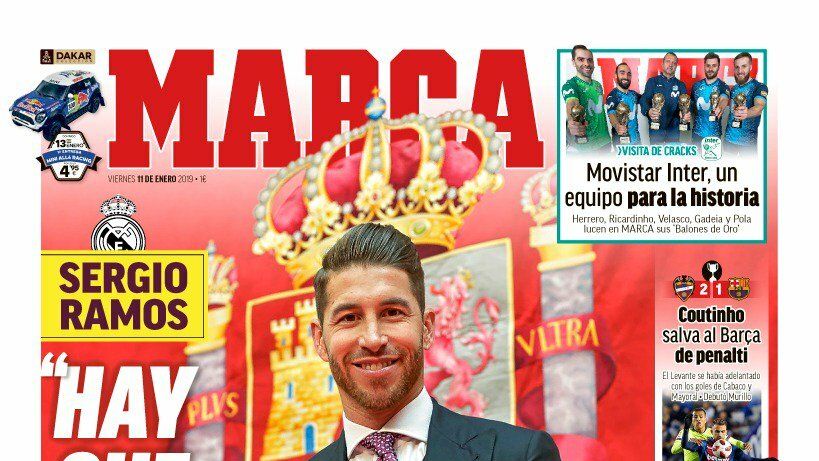 Portada del diario Marca (11/01/2019)