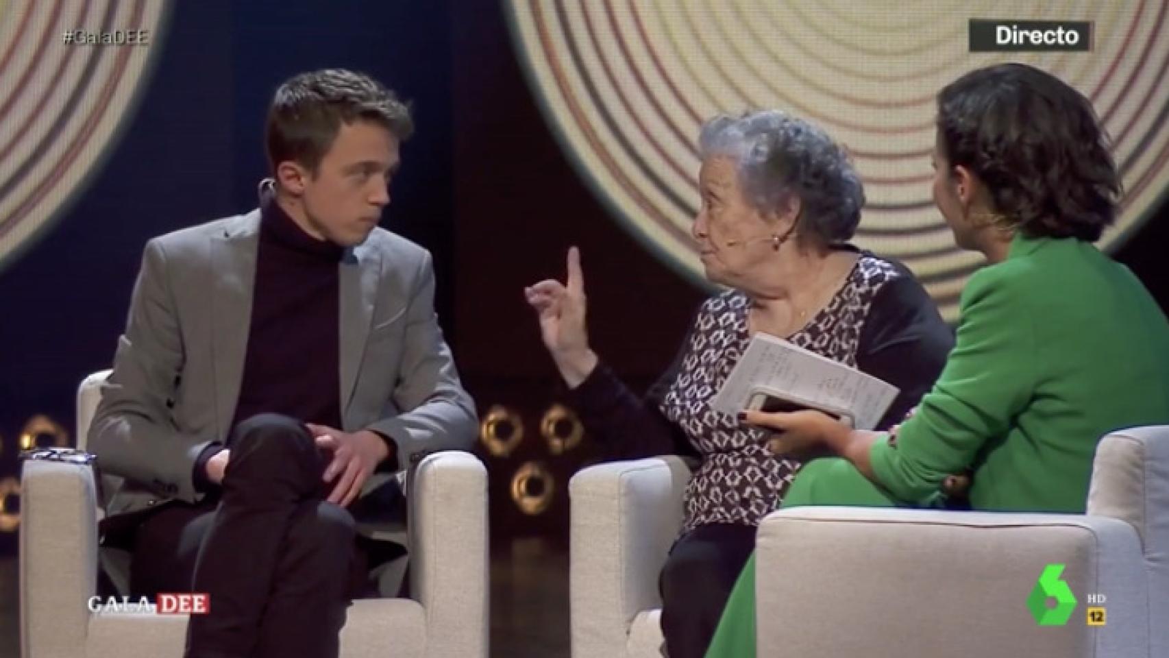 Iñigo Errejón, María Galiana y Ana Pastor.