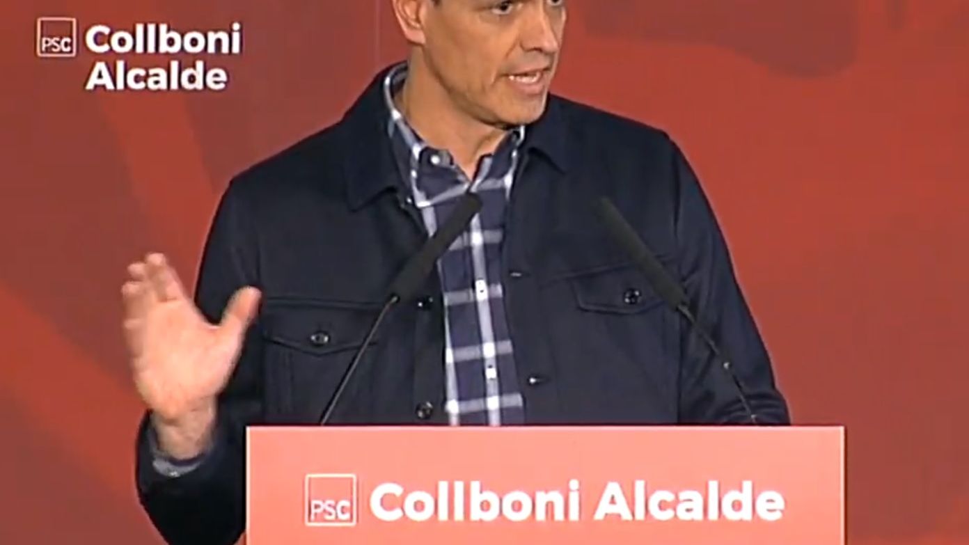 Pedro Sánchez en Barcelona.