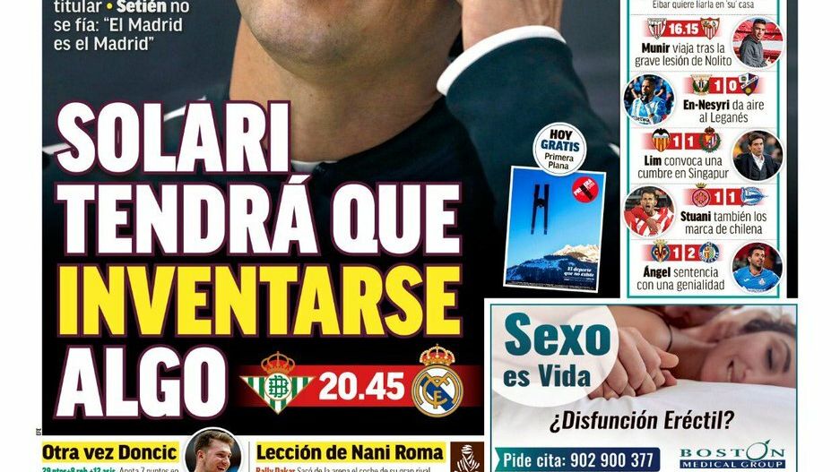 La portada del diario MARCA (13/01/2019)