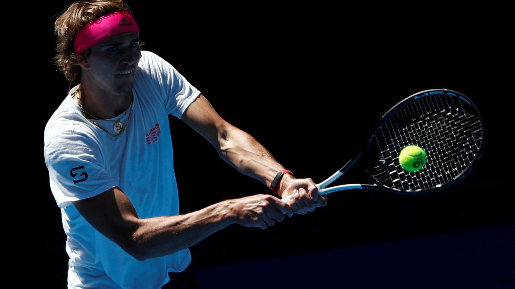Zverev en el Open de Australia