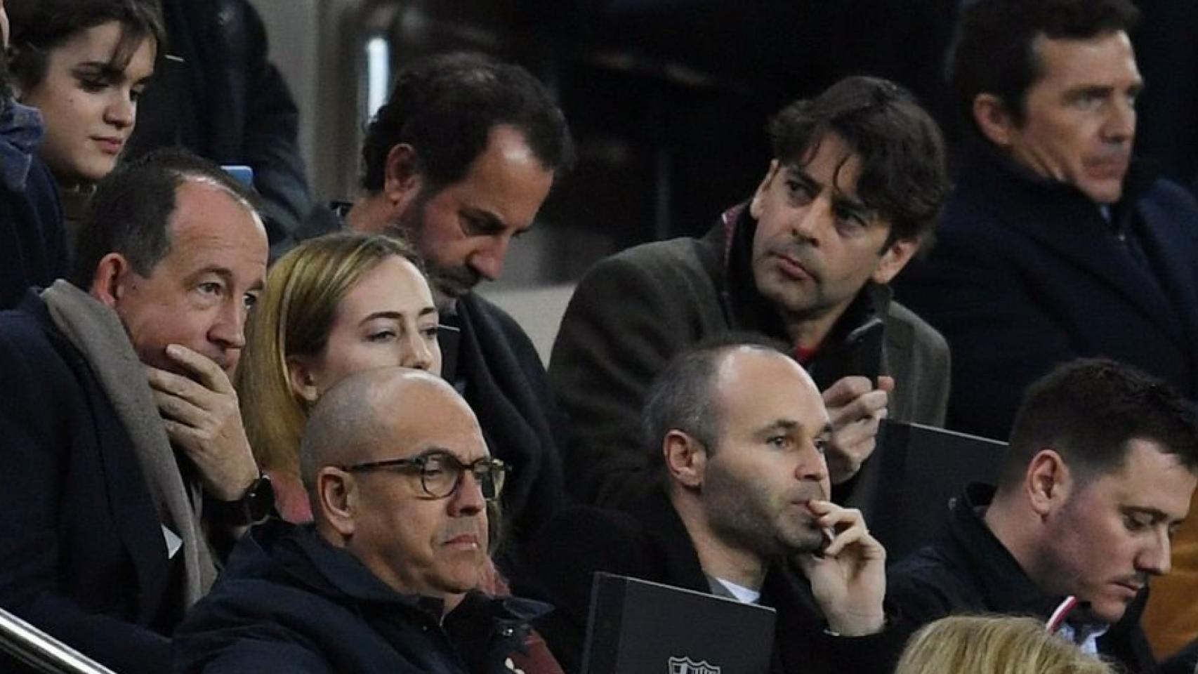 Amaia Romero en el palco del Camp Nou