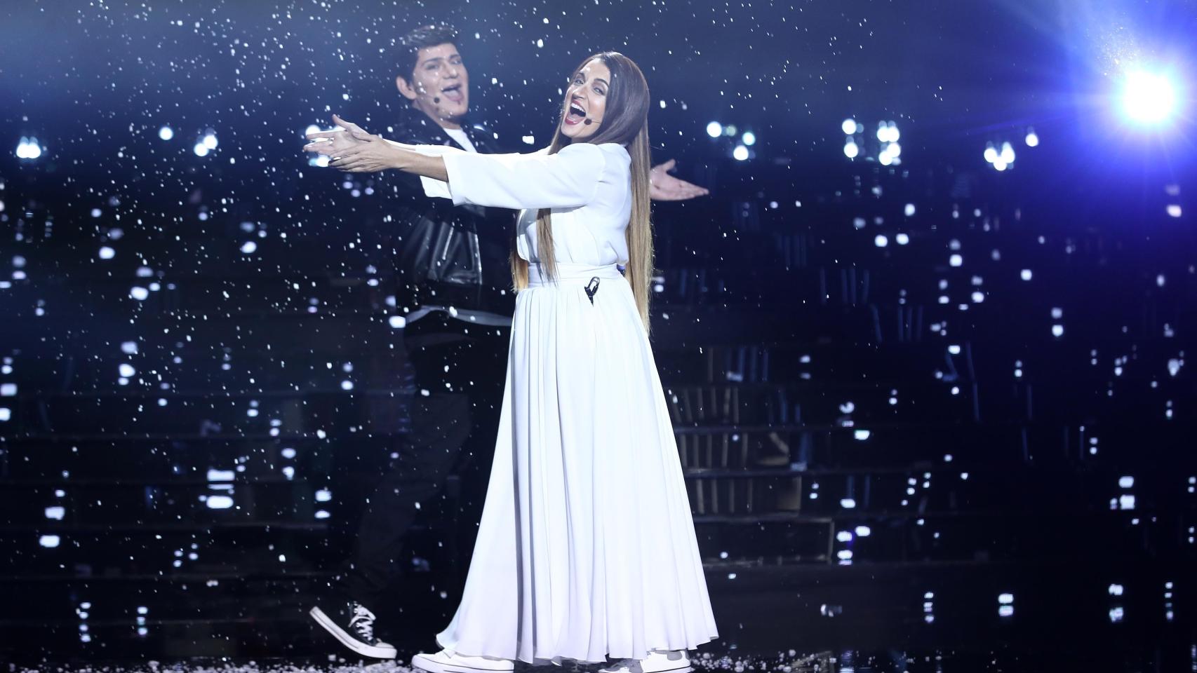 José Corbacho y Silvia Abril.