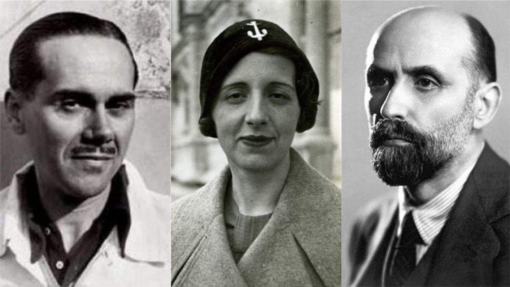 Cernuda, Zambrano y Juan Ramón Jiménez.