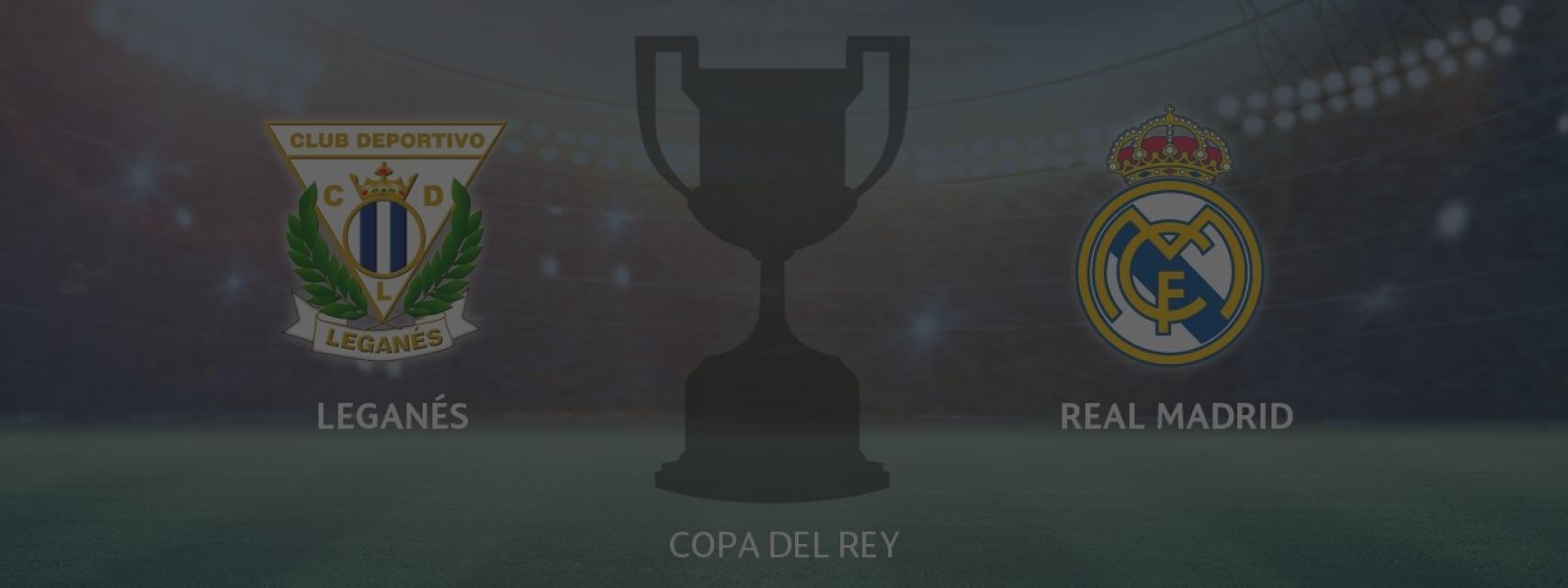 Leganés - Real Madrid, siga en directo el partido de octavos de Copa del Rey