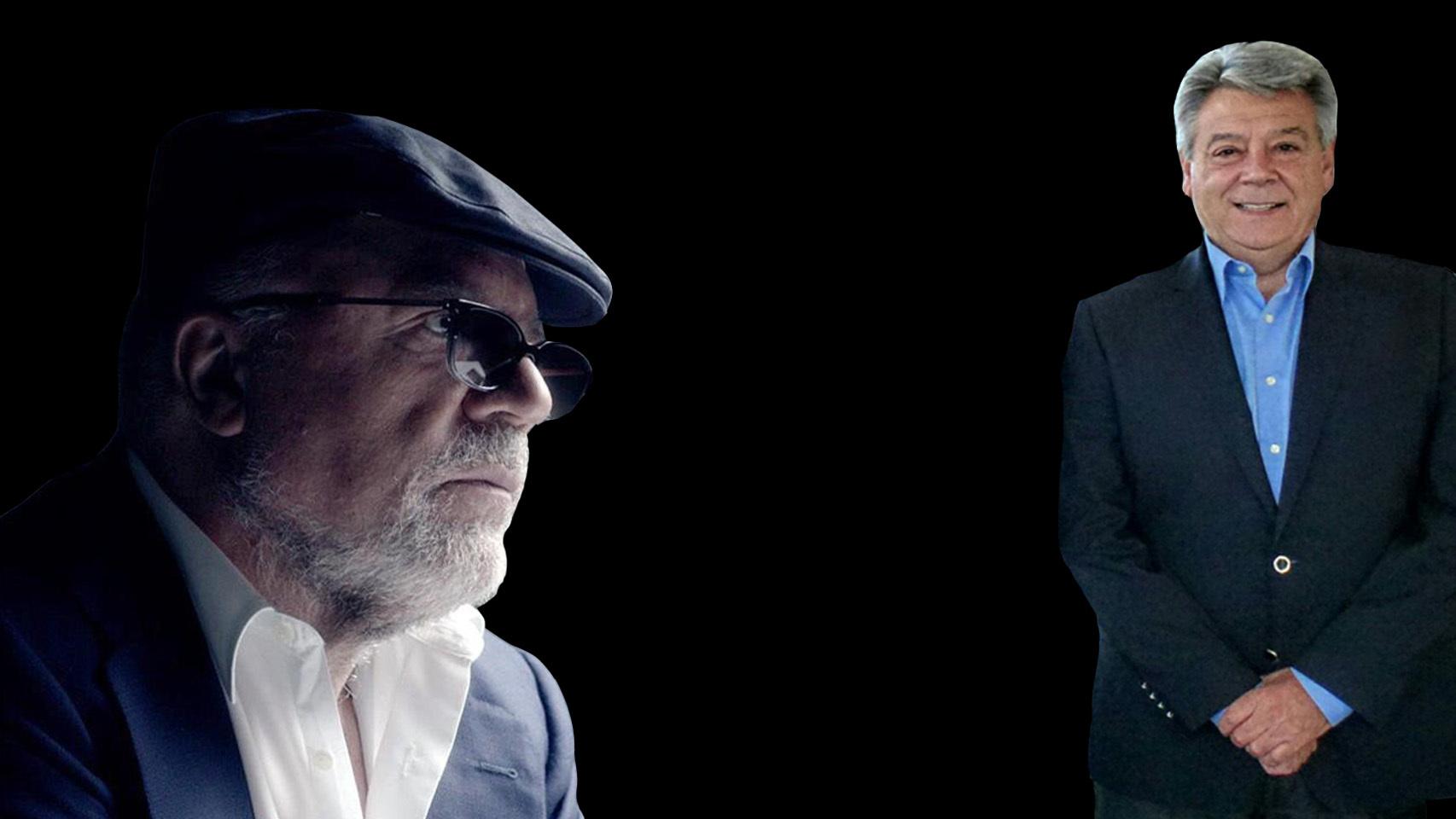 El comisario Juan Manuel Villajero, a la izquierda, y Julio Corrochano.