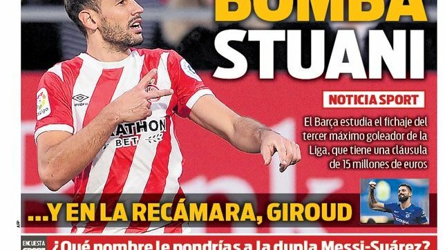 Portada de Sport 15/1/2019