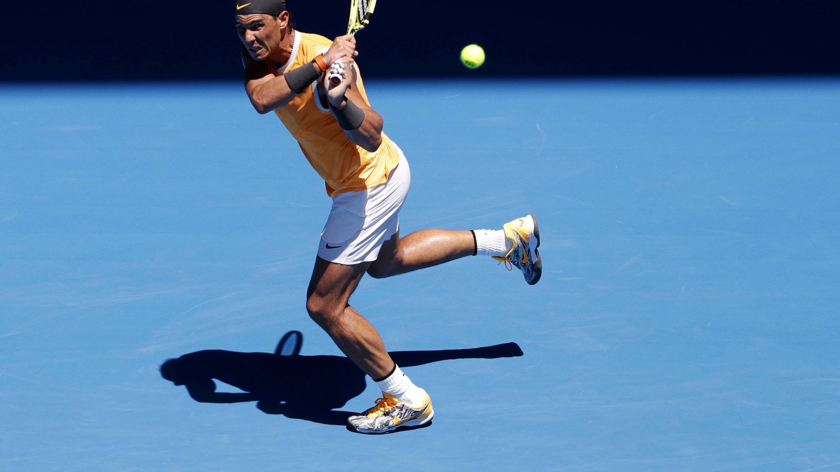 Rafael Nadal, en el Open de Australia