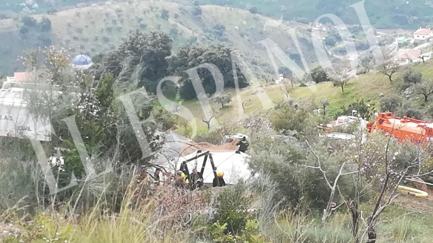 Imágenes exclusivas del rescate de Julen: un túnel horizontal desde la montaña para llegar al niño