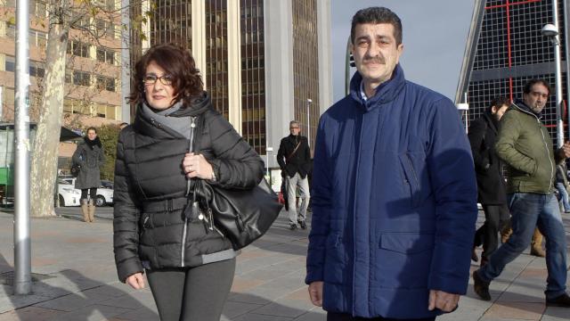 Santina D'Alessandro y Giuseppe Biondo en Madrid.