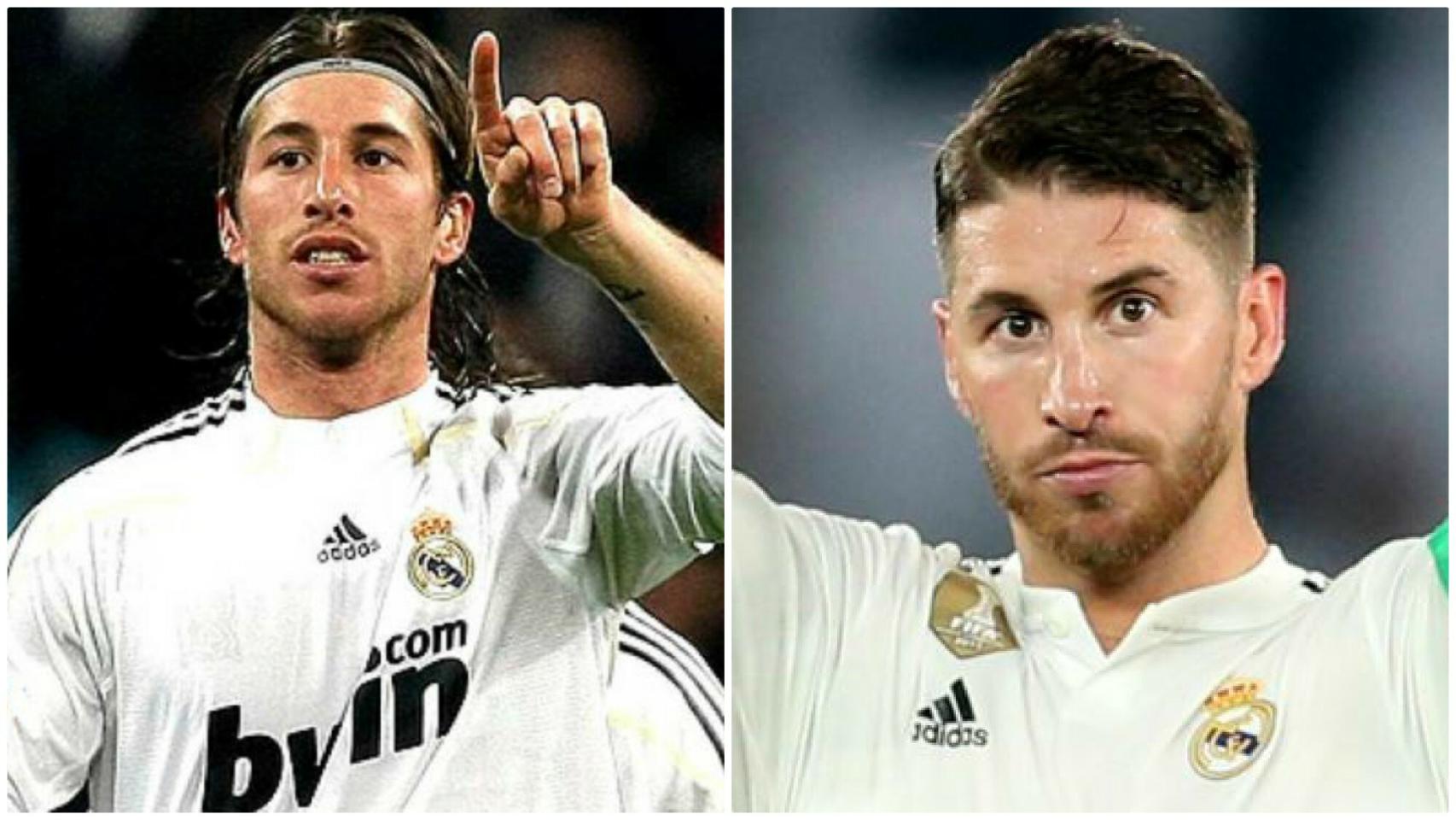 Sergio Ramos en sus inicios en el Real Madrid