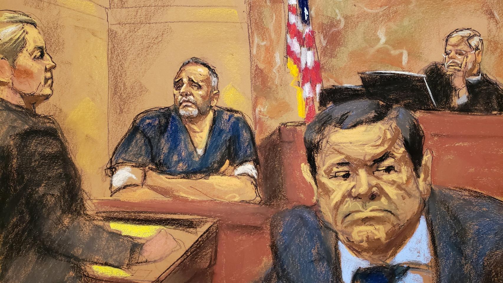Alex Cifuentes, declarando en el juicio contra el Chapo.