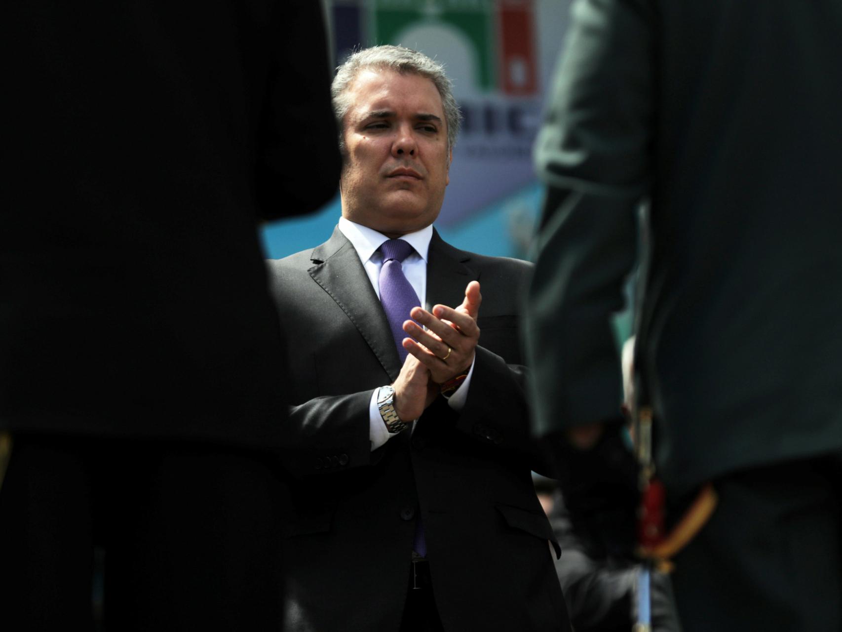 El presidente colombiano Iván Duque.