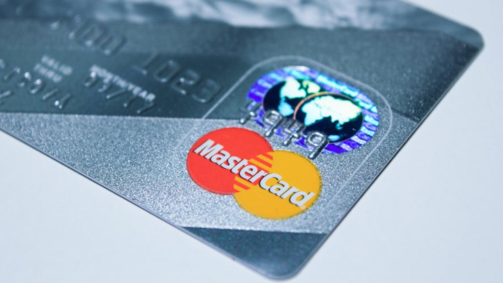 Tarjeta de pago Mastercard.