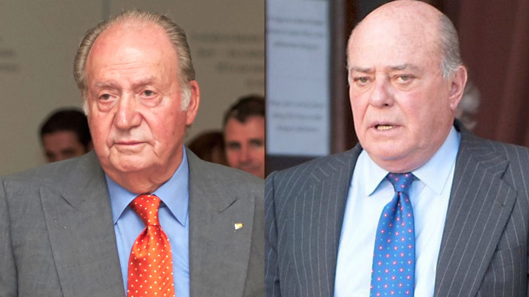 Juan Carlos I y Juan Abelló.