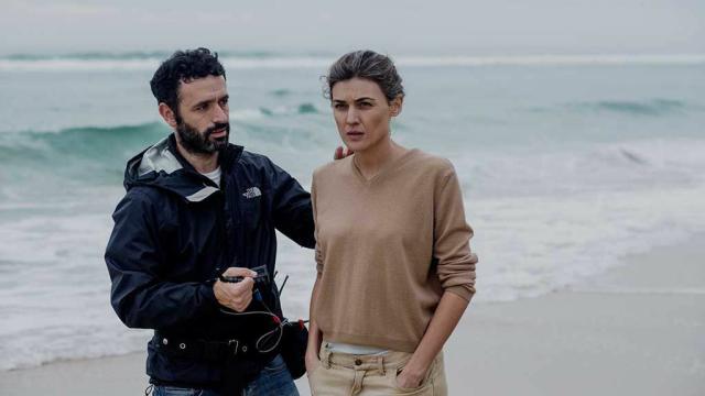 Rodrigo Sorogoyen en el rodaje de Madre.