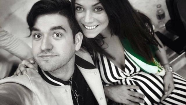 Manu Sánchez y Lorena Sánchez.