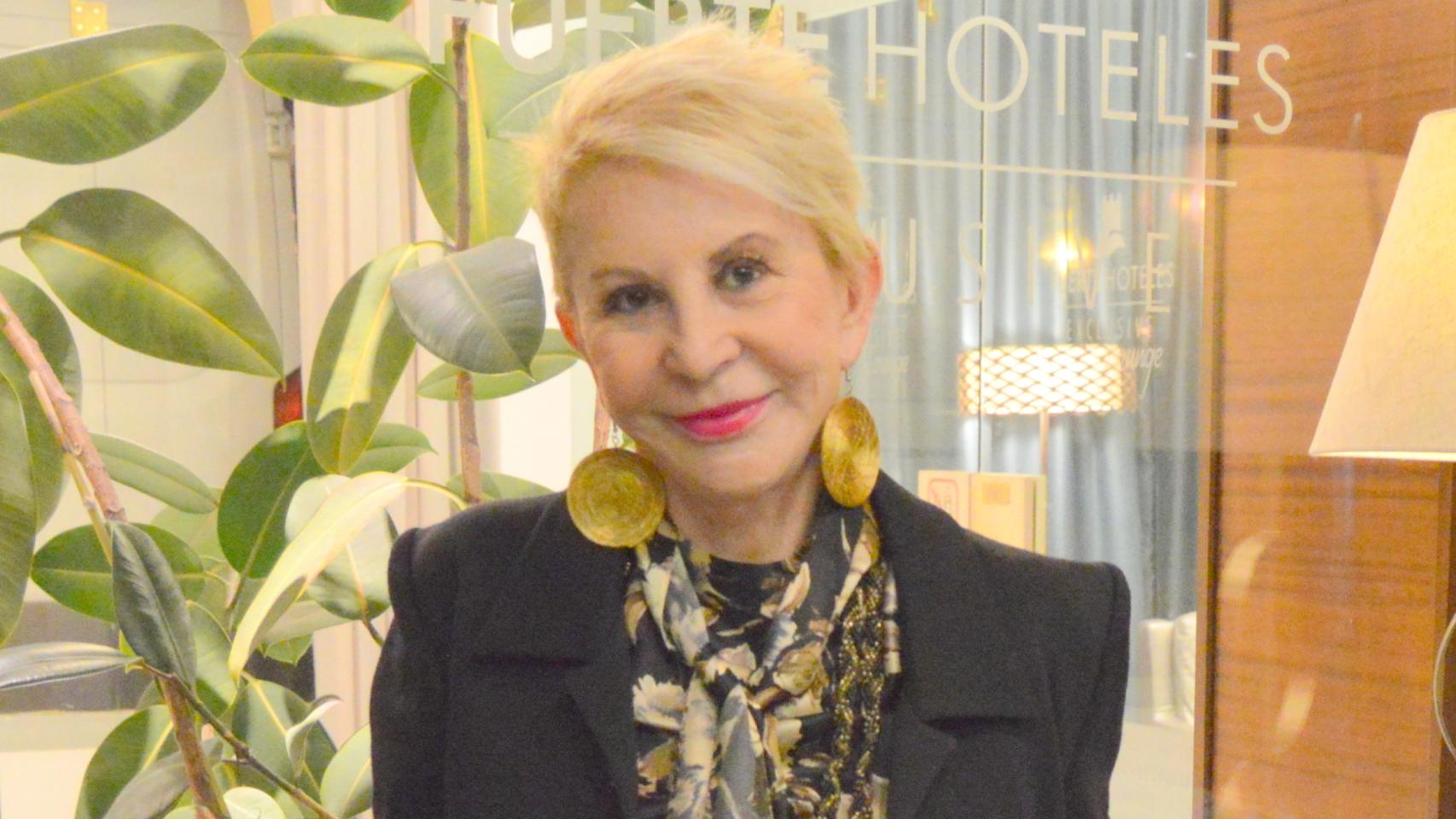 Karmele Marchante, en la entrevista en Marbella.