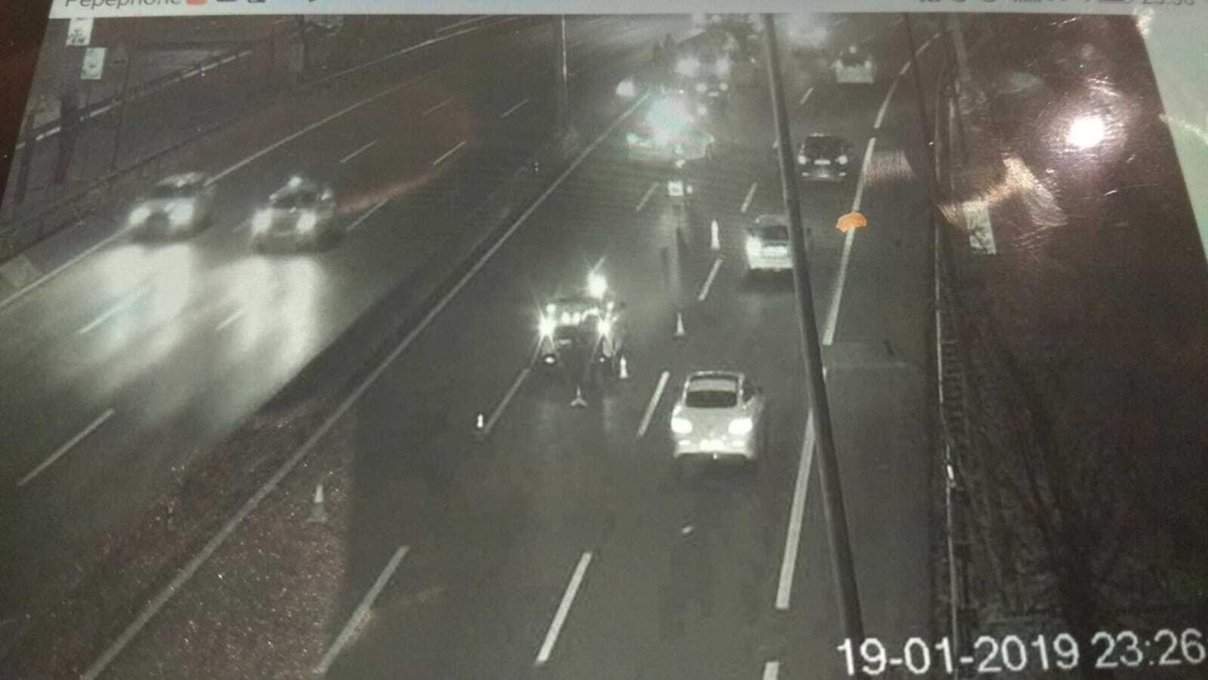 Imagen de una cámara instalada en la A2.
