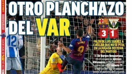 La portada del diario MARCA (21/01/2019)