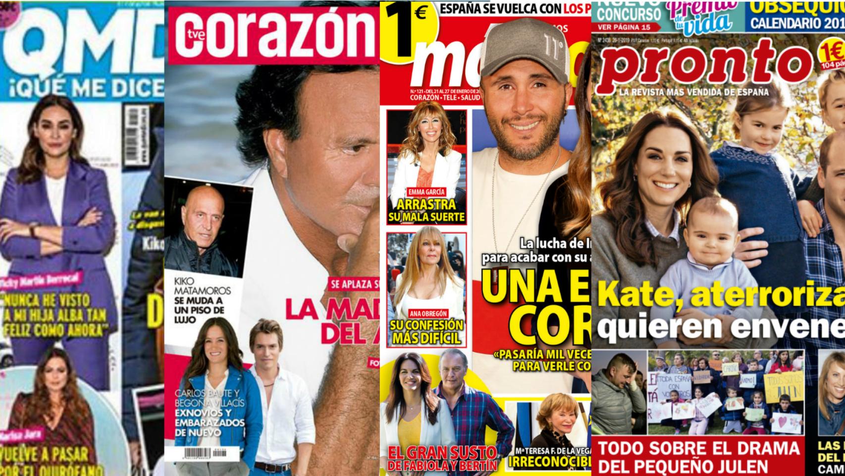 Las portadas de este lunes.