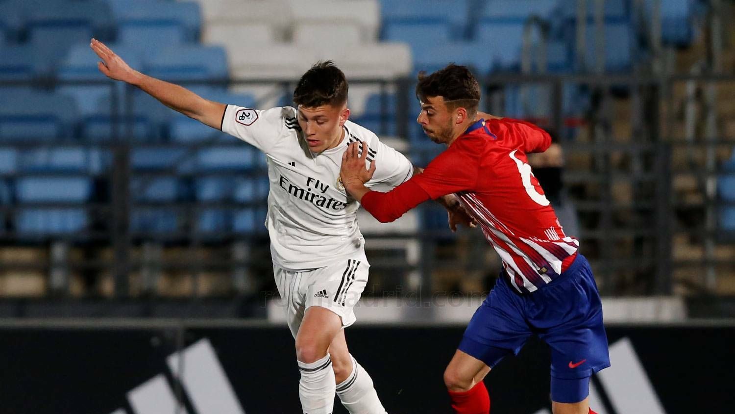 Cristo, en el encuentro ante el Atleti B
