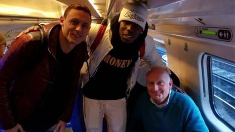 La simpática anécdota en un tren con Pogba y Matic de protagonistas