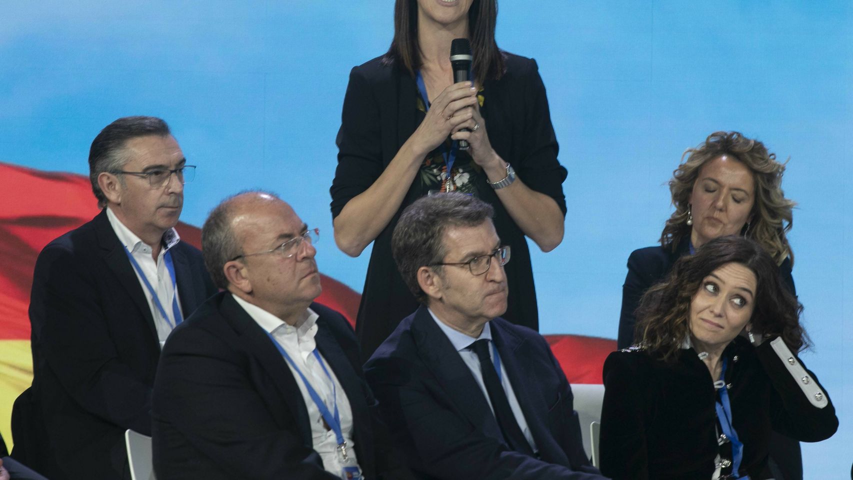 Ruth Beitia en la Convención Nacional del PP.