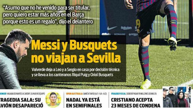 Portada Sport (23/01/19)