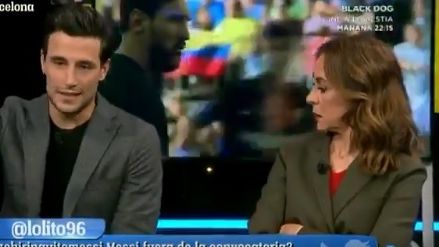 Jaime Astrain en El Chiringuito. Foto Twitter:(@elchiringuitotv)