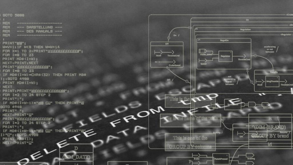 Ilustración artística de un algoritmo.