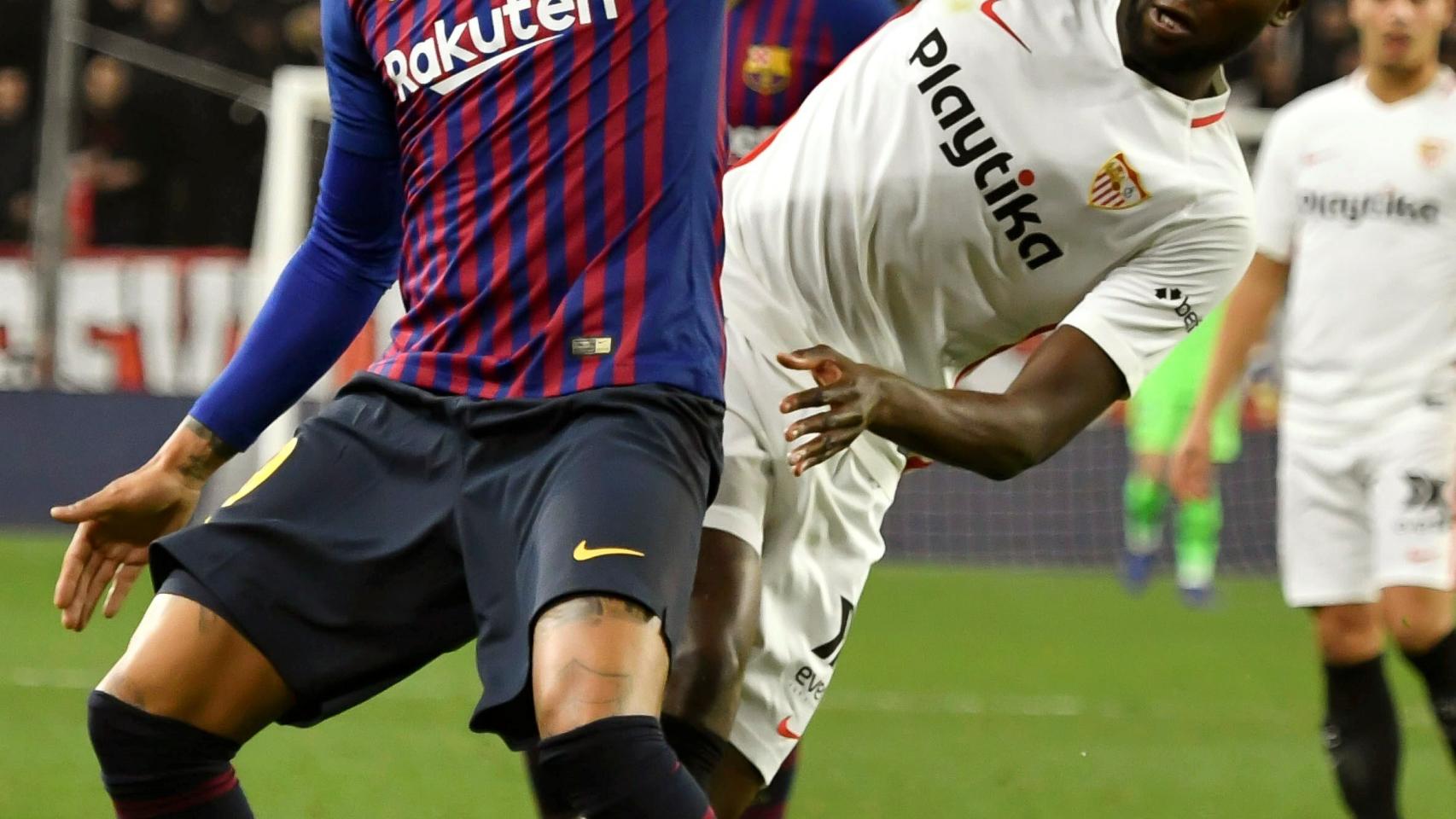 Boateng, en el partido ante el Sevilla