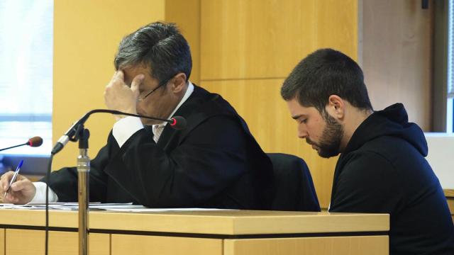 El acusado, durante el juicio./